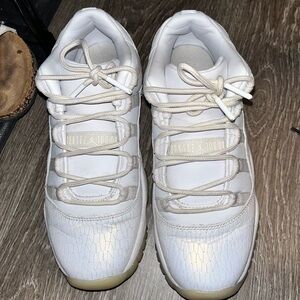 All white Air Jordan 11s retro size 6y